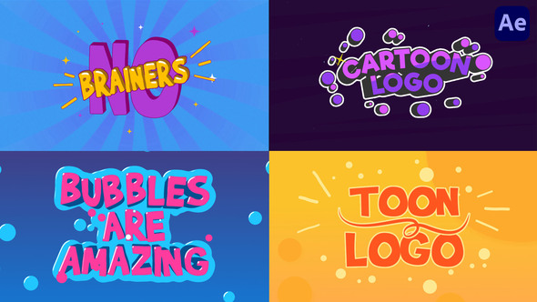 Cartoon Logo Text animations [After Effects]