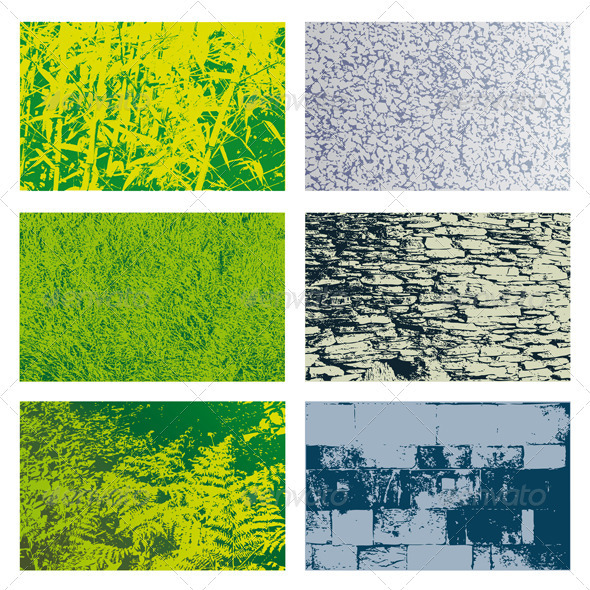 Vegetal and Stone Textures Set - Stone Textures