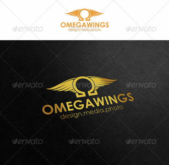 Omega Wings - Symbols Logo Templates
