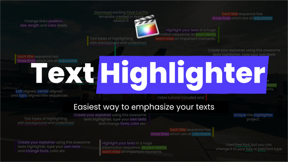Highlight Texts - Explainer