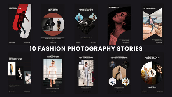 Fashion Photography Instagram Stories