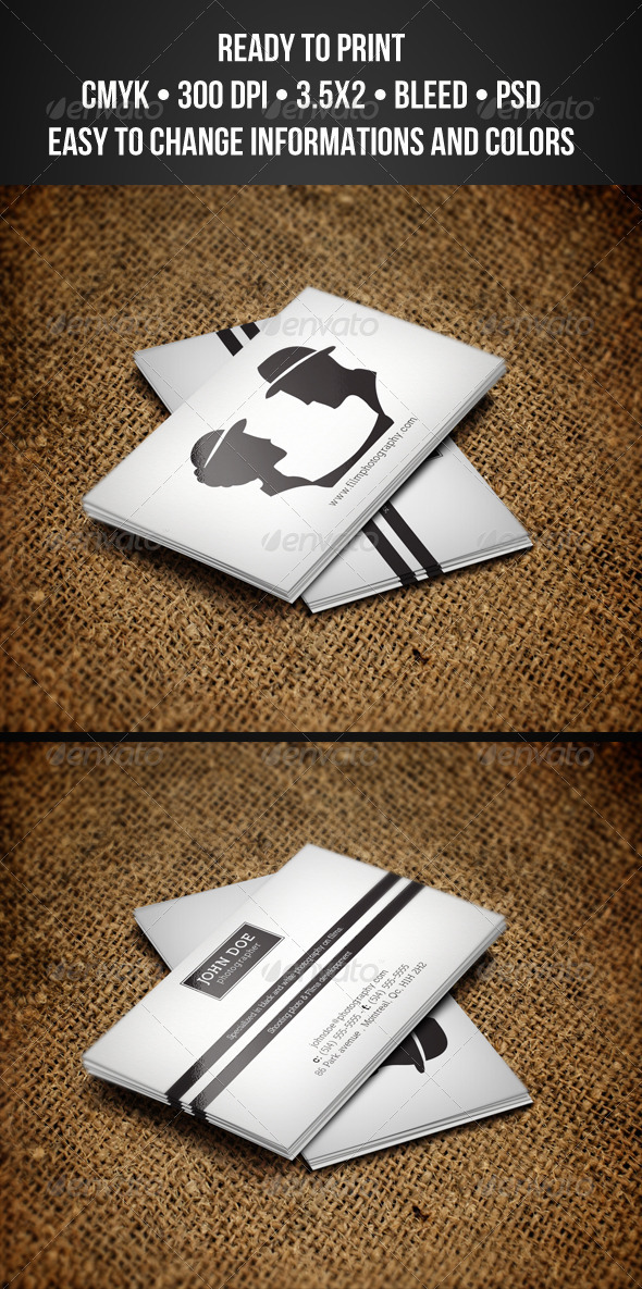 Photography Business Cards - Industry Specific Business Cards