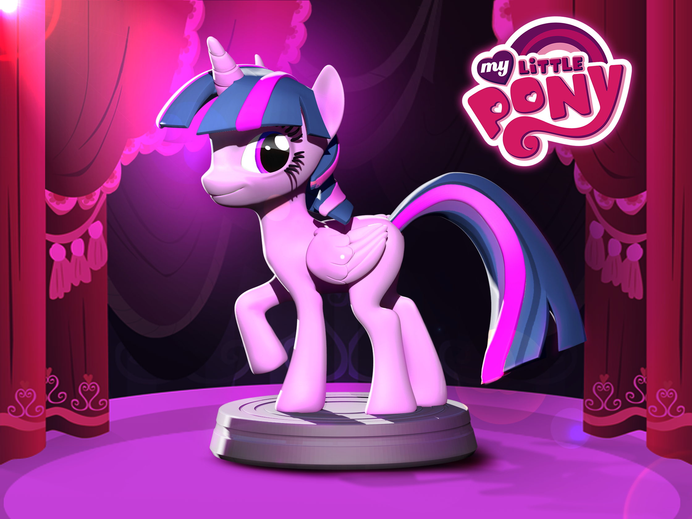 Twilight Sparkle - Little Pony 3D print model by playdesign | 3DOcean