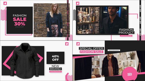 Poster Animation | Colorful Fashion Sale Product Promo template preview