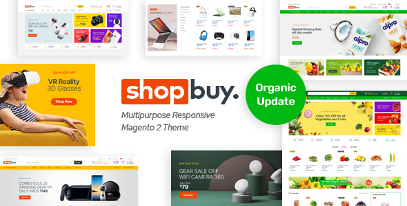 Shopbuy - Multipurpose Responsive Magento 2 Theme
