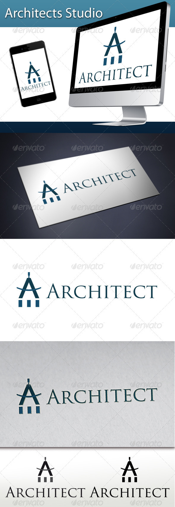 Architects Studio Logo 1 - Letters Logo Templates