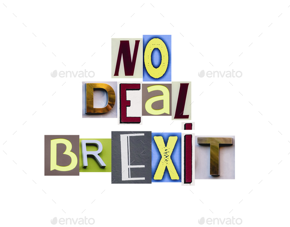 Concept No deal Brexit.