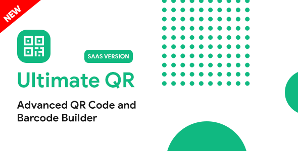 Ultimate QR & Barcode Generator | SAAS | PHP Script