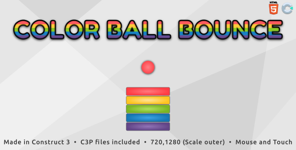 Color Ball Bounce - HTML5 Casual Game