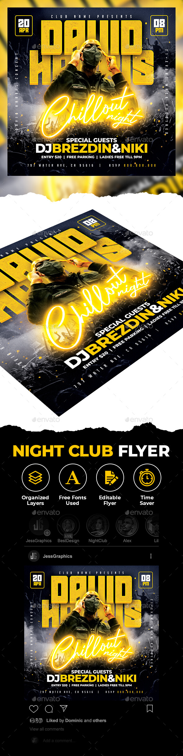 Artist Concert Flyer