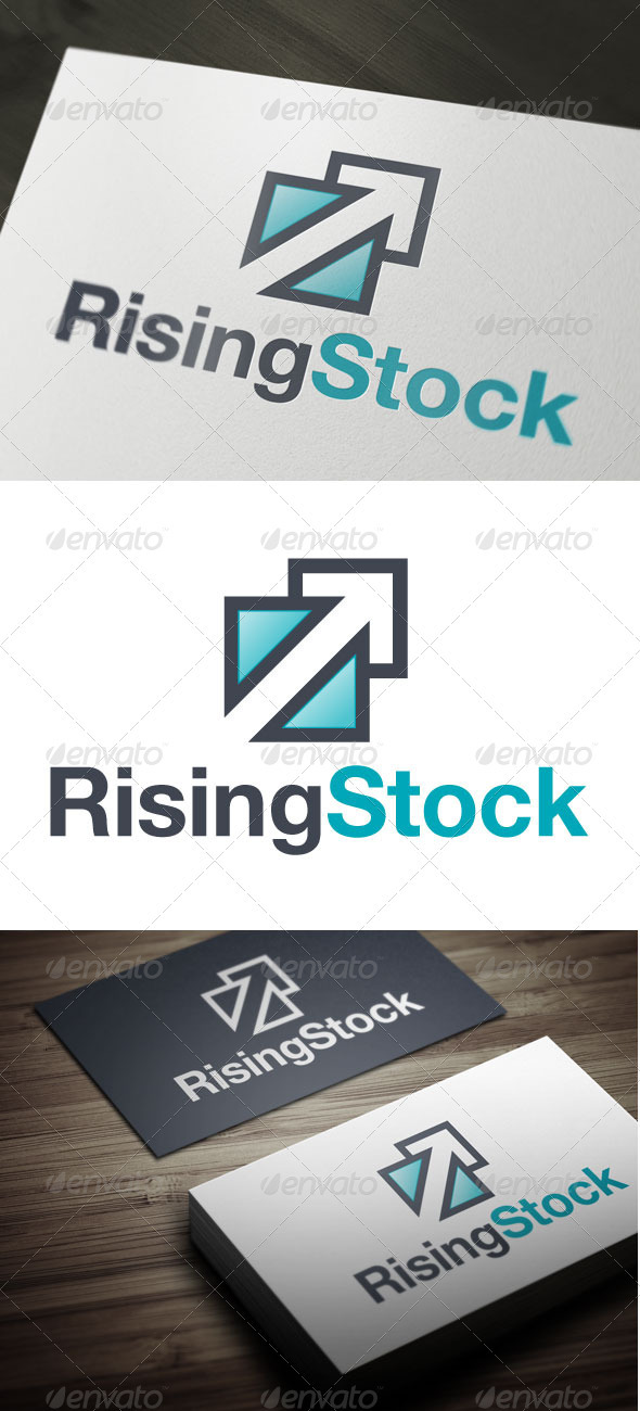 Rising Stock - Symbols Logo Templates