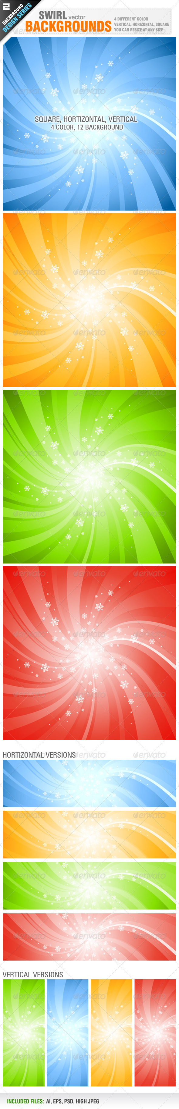 Swirl Backgrounds - Backgrounds Decorative