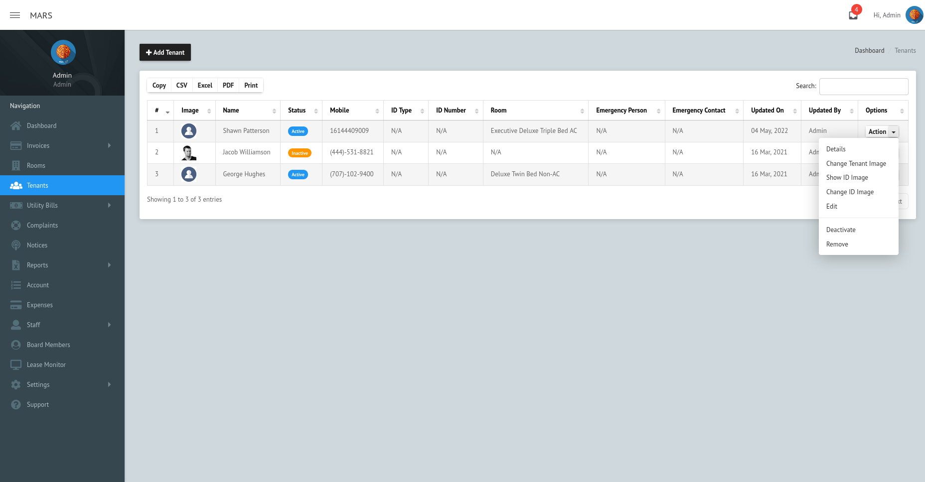 Mars | Room Management System by t1m9m | CodeCanyon