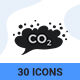 Pollution Icons - VideoHive Item for Sale