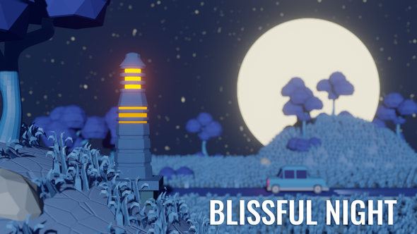 Blissful Night 3D animation