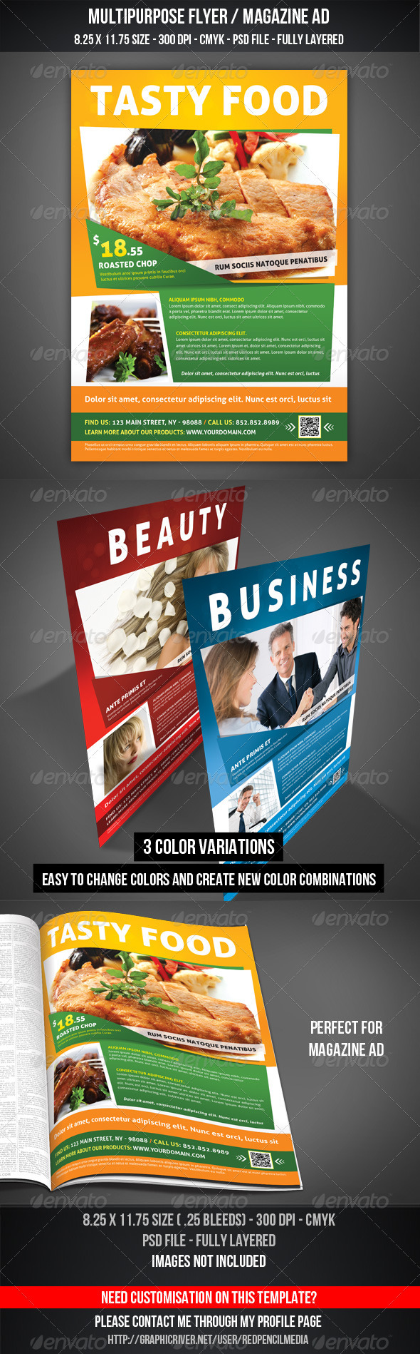 Multipurpose Flyer / Magazine AD - Flyers Print Templates