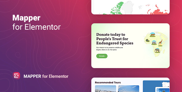 Interactive World Map for Elementor – Mapper