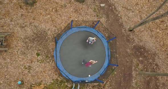 Trampoline Mom And Son 2