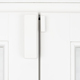 Wireless alarm sensor for window and door on white wooden sash - PhotoDune Item for Sale