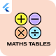 Flutter Math Multiplication Table: Math Quiz Game Full App with Admob ready to publish