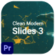 Clean Modern Slides 3 For Premiere Pro - VideoHive Item for Sale