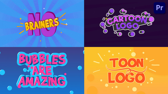 Cartoon Logo Text animations [Premiere Pro]