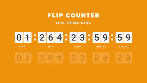 Flip Counter Titles template preview