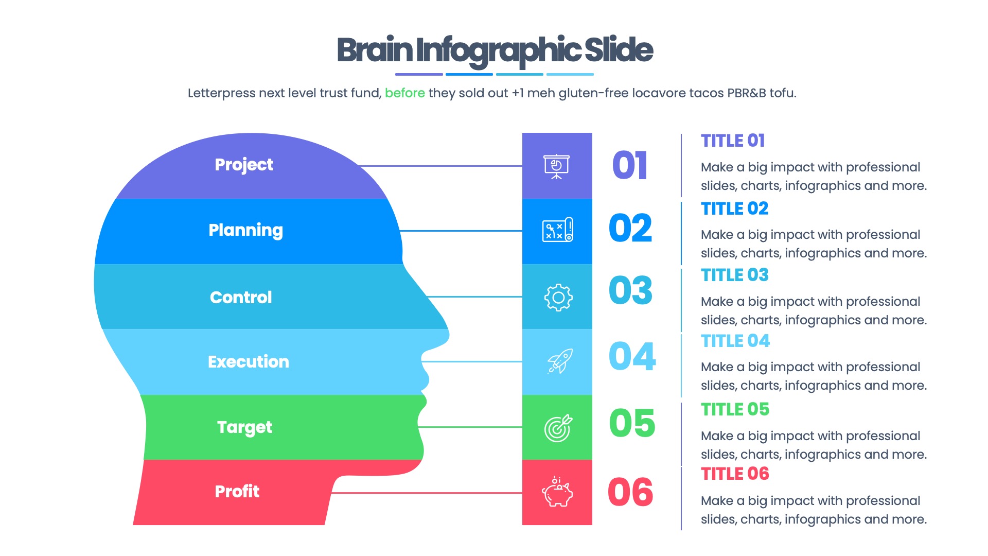 BRAIN - PowerPoint Infographics Slides, Presentation Templates ...