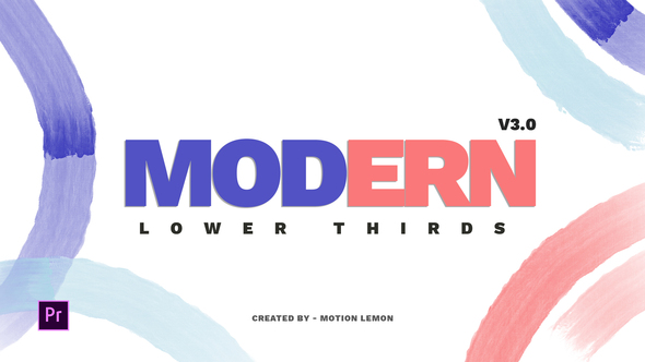 Modern Lower Thirds V3