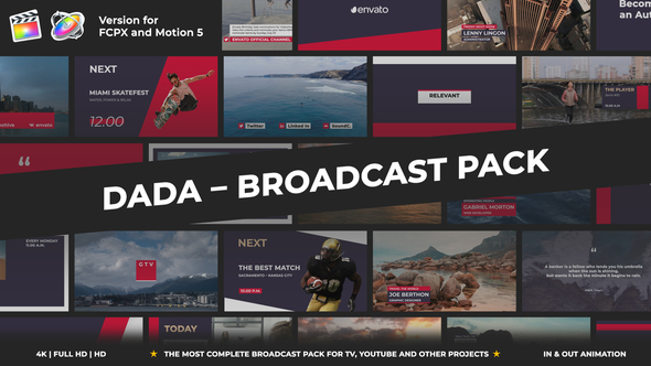 DADA - FCPX Broadcast Pack