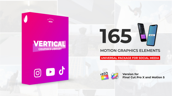 Vertical Graphics Pack | Final Cut Pro X