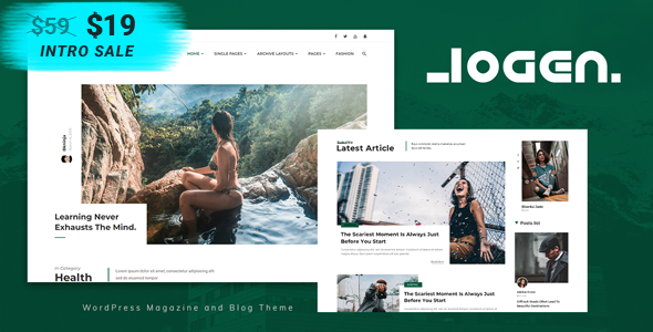 Logen - Magazine and Blog WordPress Theme