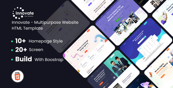 Exceptional Innovate - Multipurpose Website HTML Template