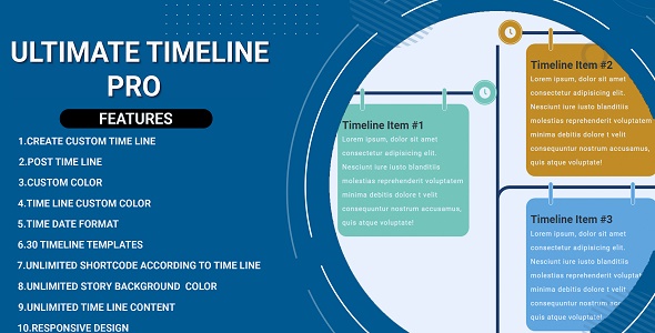 Ultimate Timeline - Responsive  Timeline History