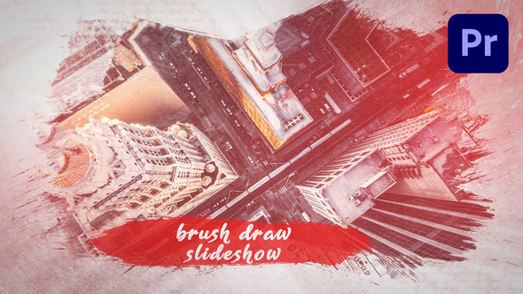 Brush Paint Slideshow - Premiere Pro
