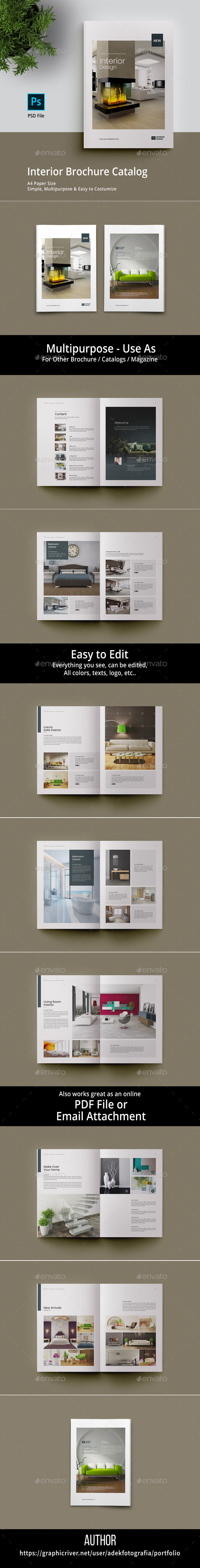 Psd Interior Design Brochure