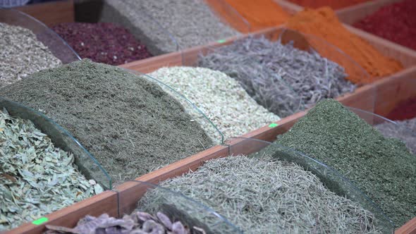 Spices On Turkish Bazaar