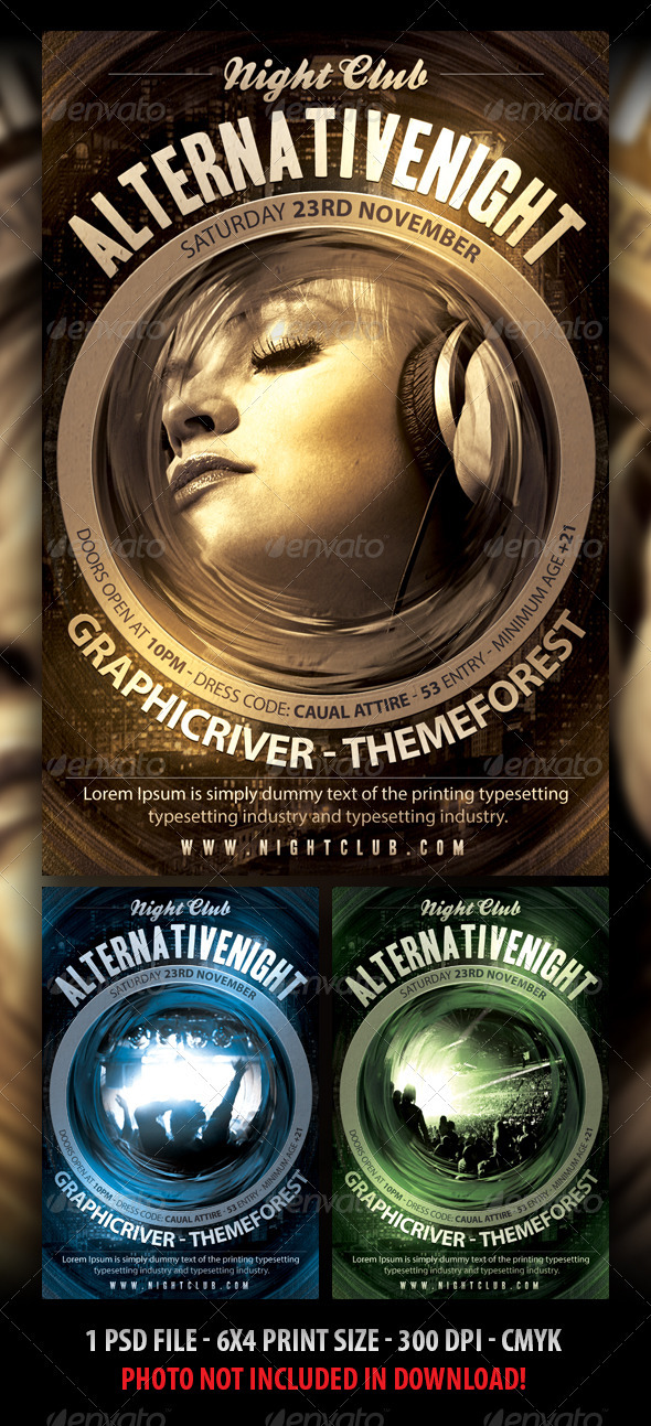 Indie Flyer Template - Concerts Events