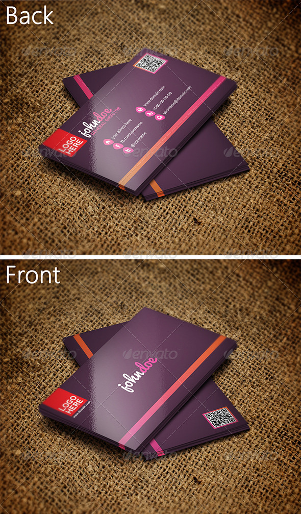 Colorful Business Card 2 - Corporate Business Cards