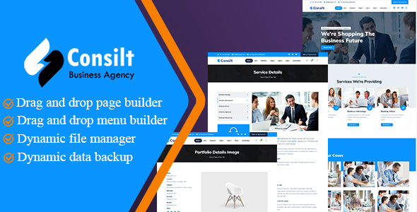 Consilt - Multi Purpose Business and Consulting Website CMS