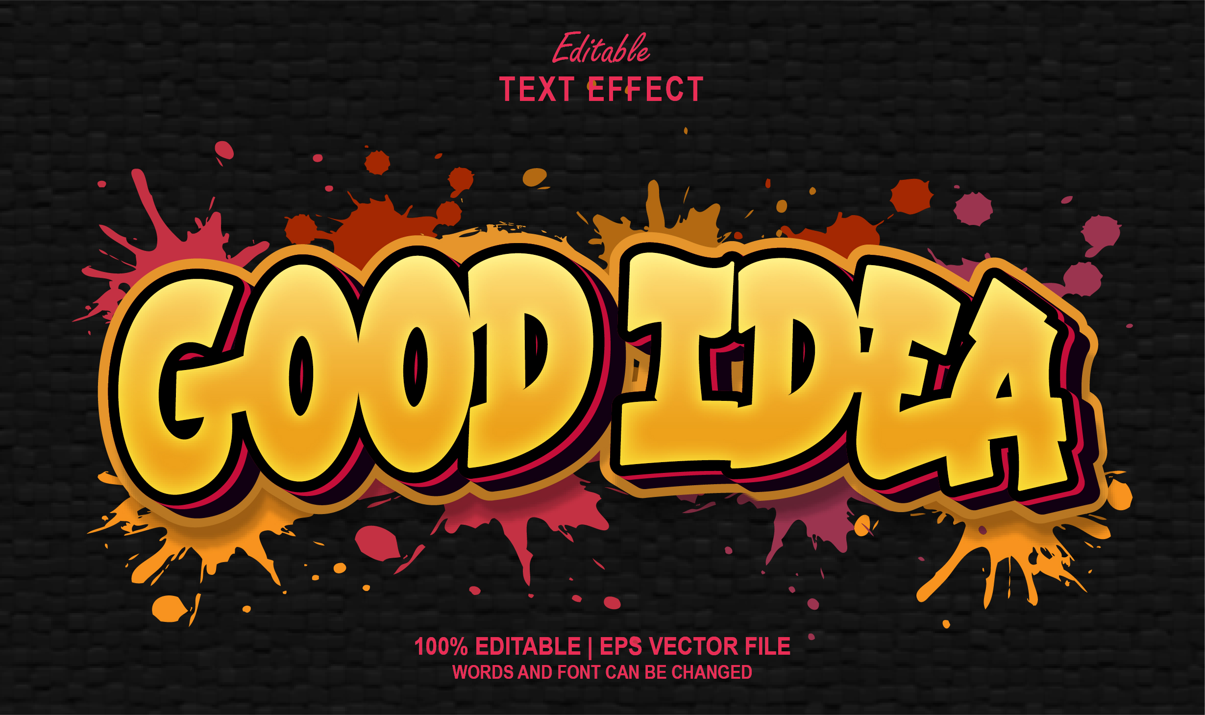 10 Text Effect Style Graffiti Vol. 1, Add-ons | GraphicRiver