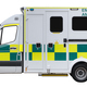 Isolated British Ambulance - PhotoDune Item for Sale