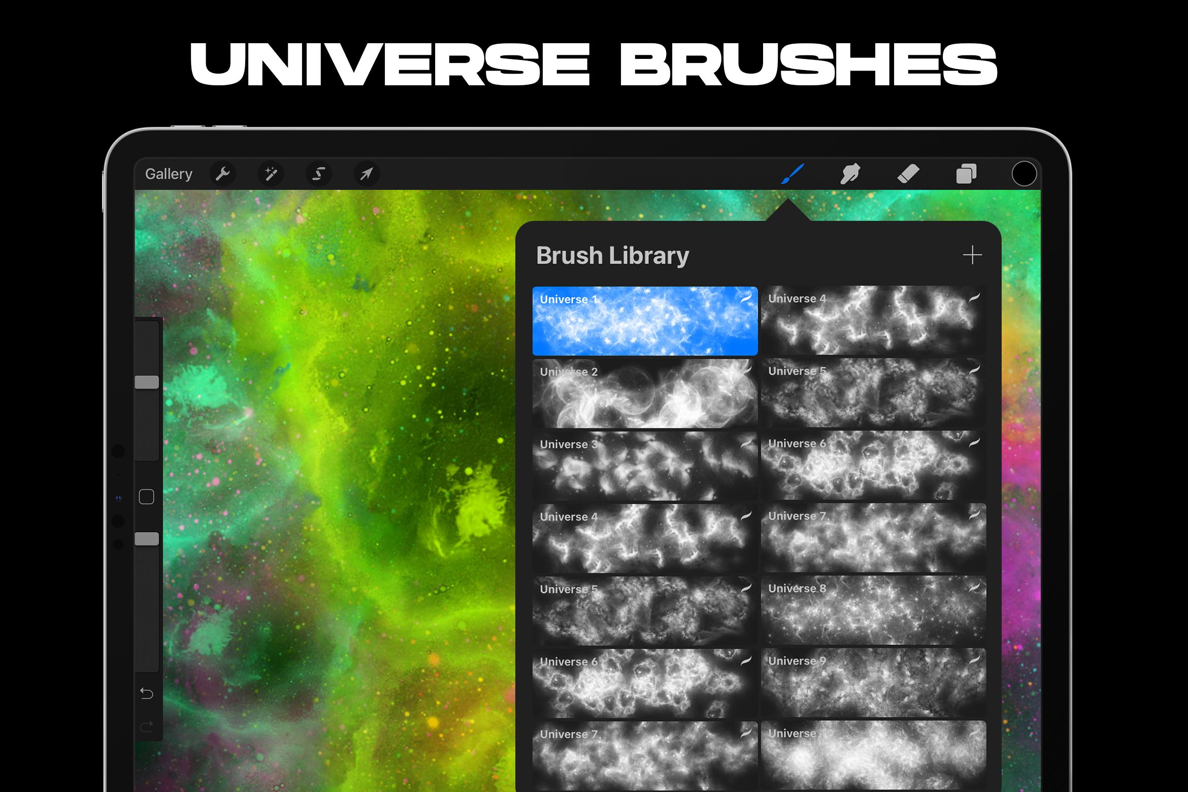 space procreate brushes free