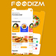 Foodizm - Restaurant Food Ordering App in Flutter - Customer Restaurant Rider App