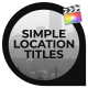 Simple Location Titles. - VideoHive Item for Sale