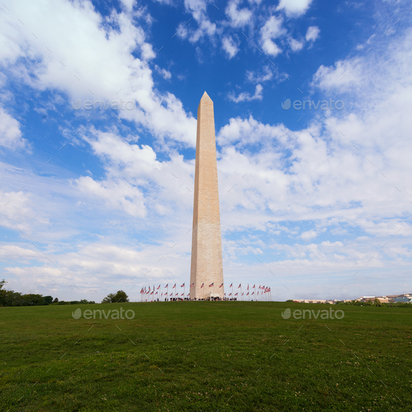 Washington Monument, Washington D.C., USA - Stock Photo - Images