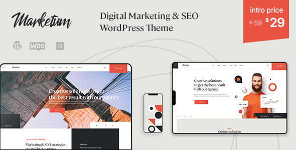 Marketum | Digital marketing & SEO WordPress Theme