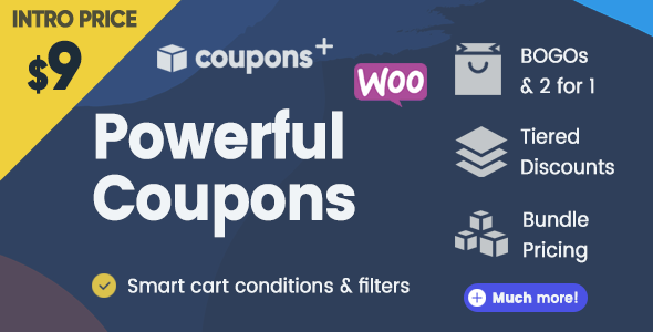 Coupons + | Advanced WooCommerce Coupons Plugin