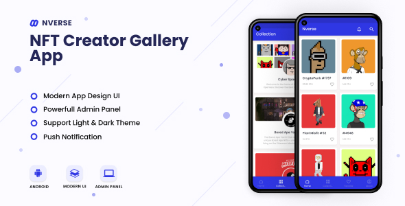 Nverse – NFT Creator Gallery App 1.0 Nulled
