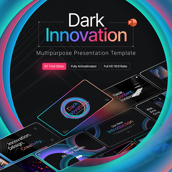 Dark Innovation Creative Multipurpose PowerPoint Template